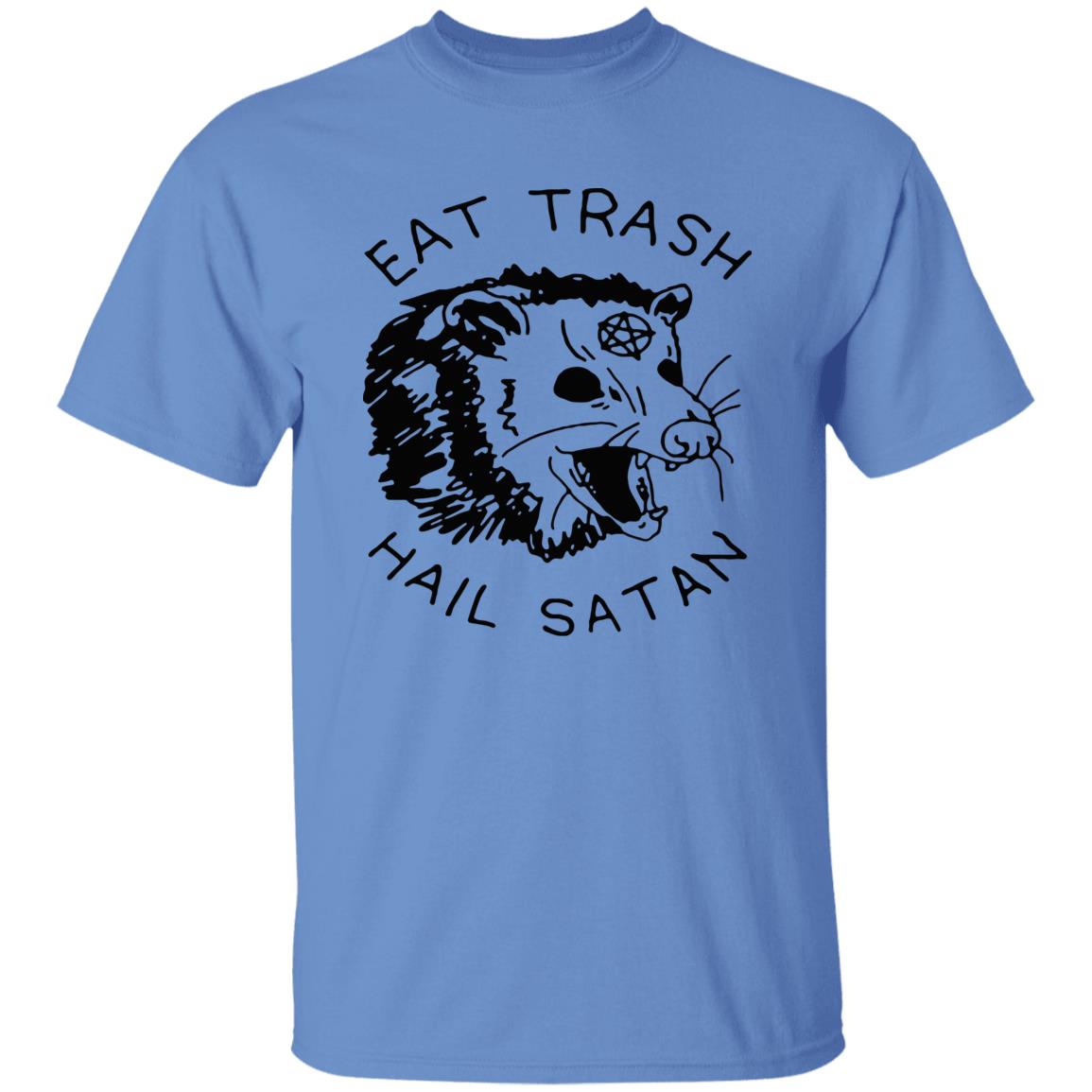 Possum Eat Trash Hail Satan shirt - Teechipus
