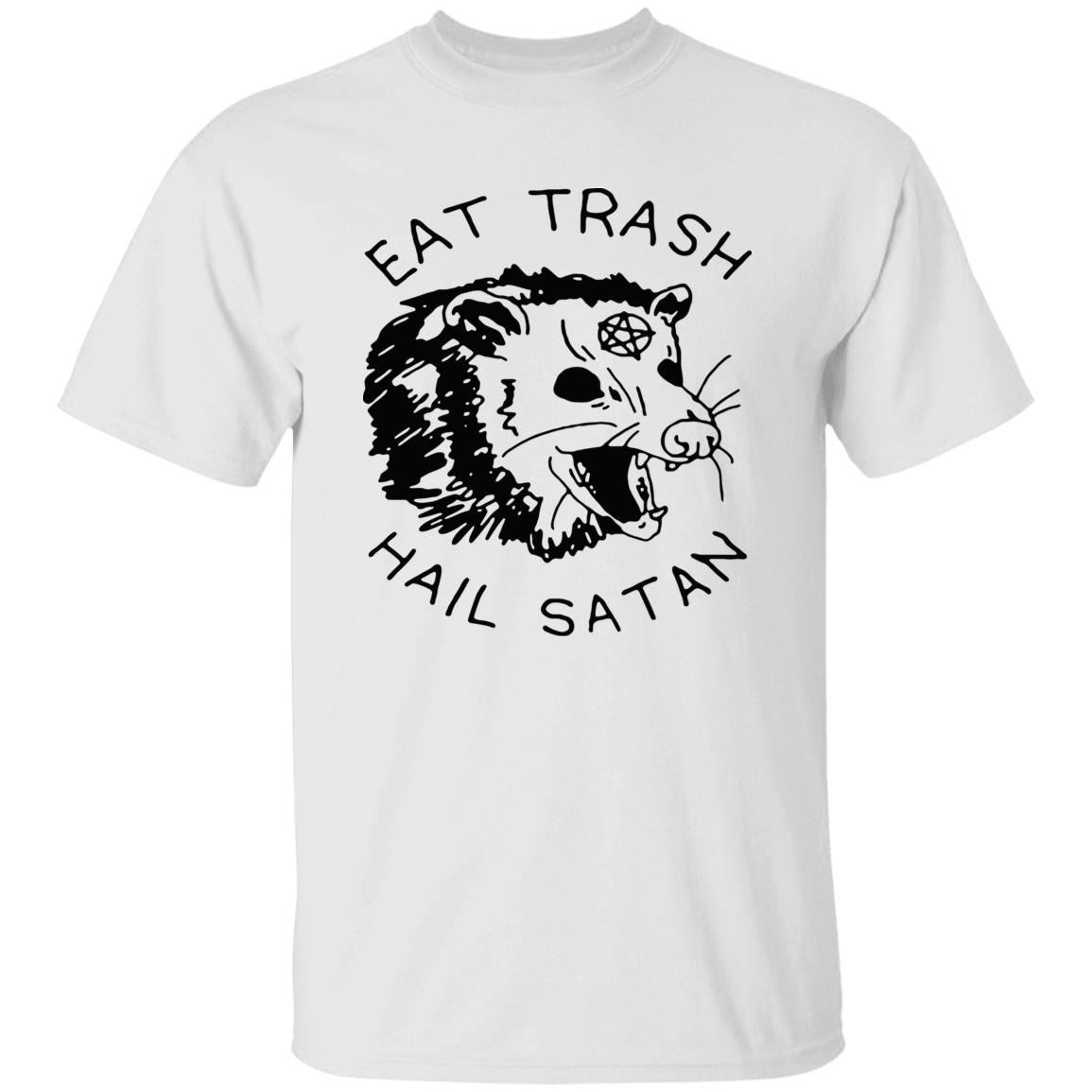 Possum Eat Trash Hail Satan shirt - Teechipus