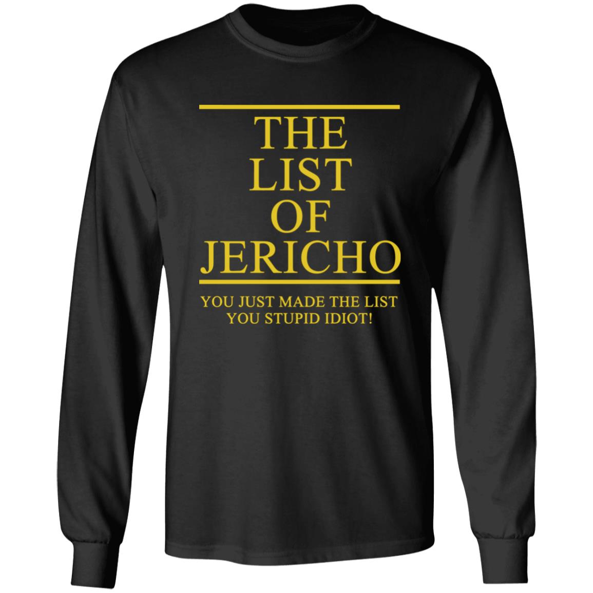 The List Of Jericho shirt - Teechipus