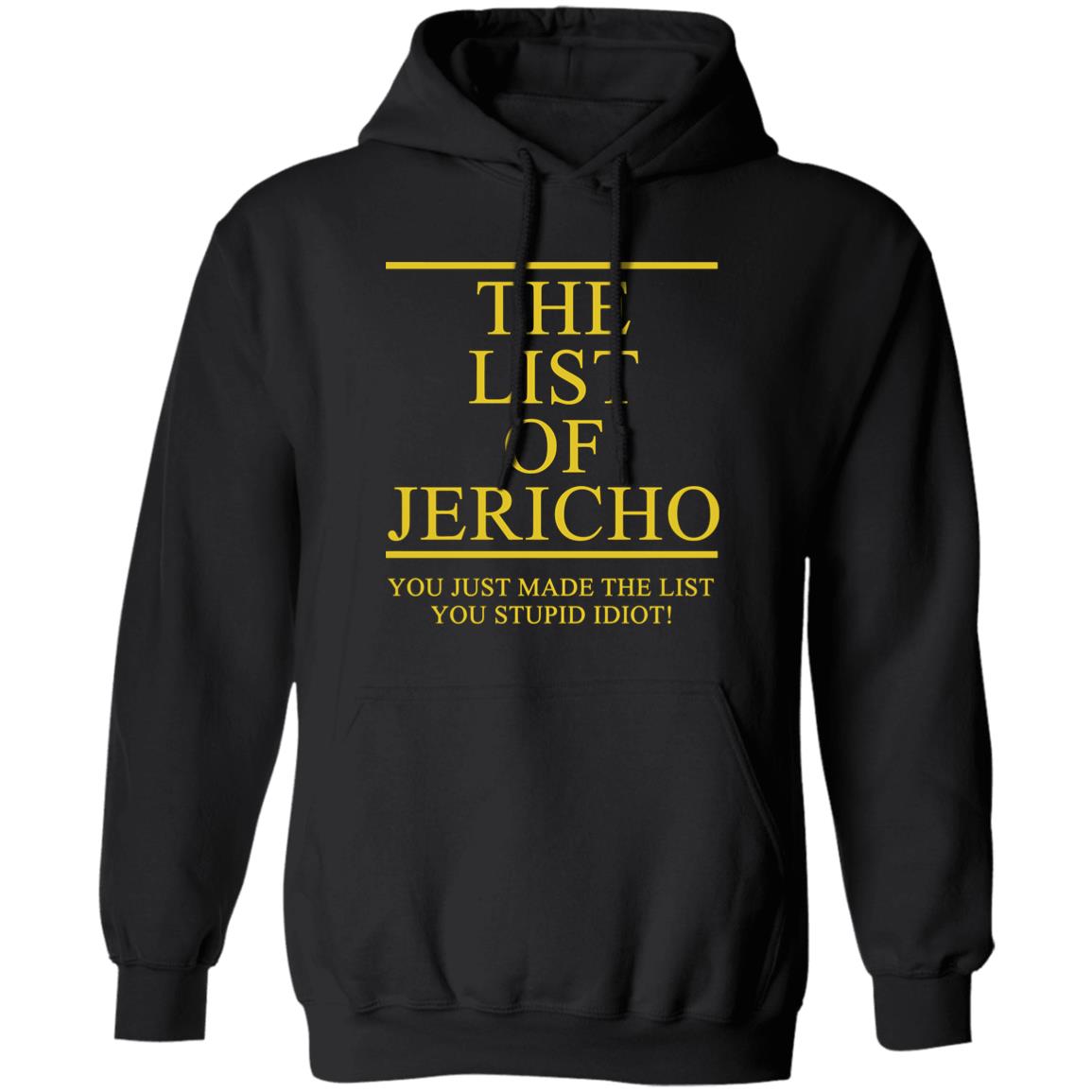 The List Of Jericho shirt - Teechipus