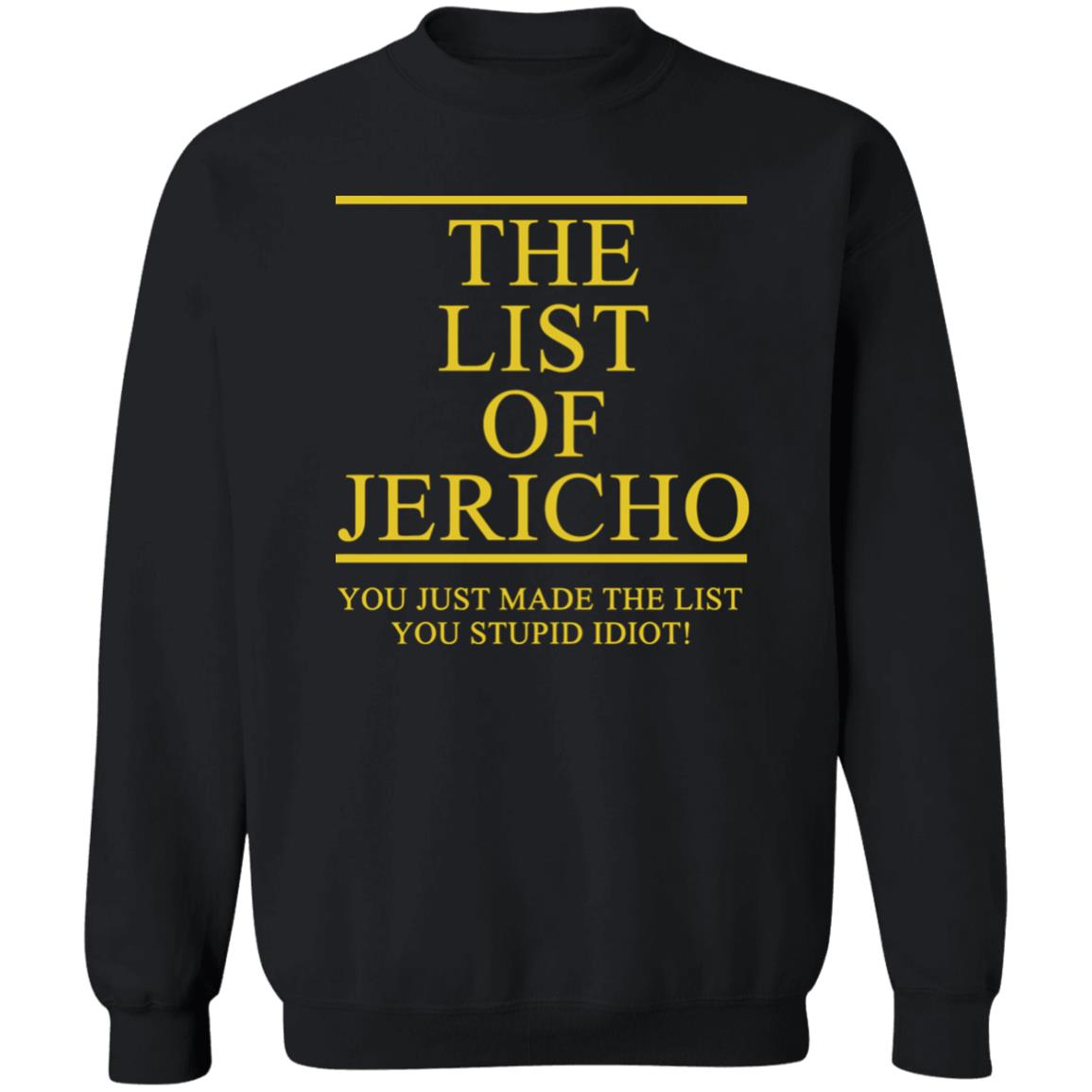 The List Of Jericho shirt - Teechipus