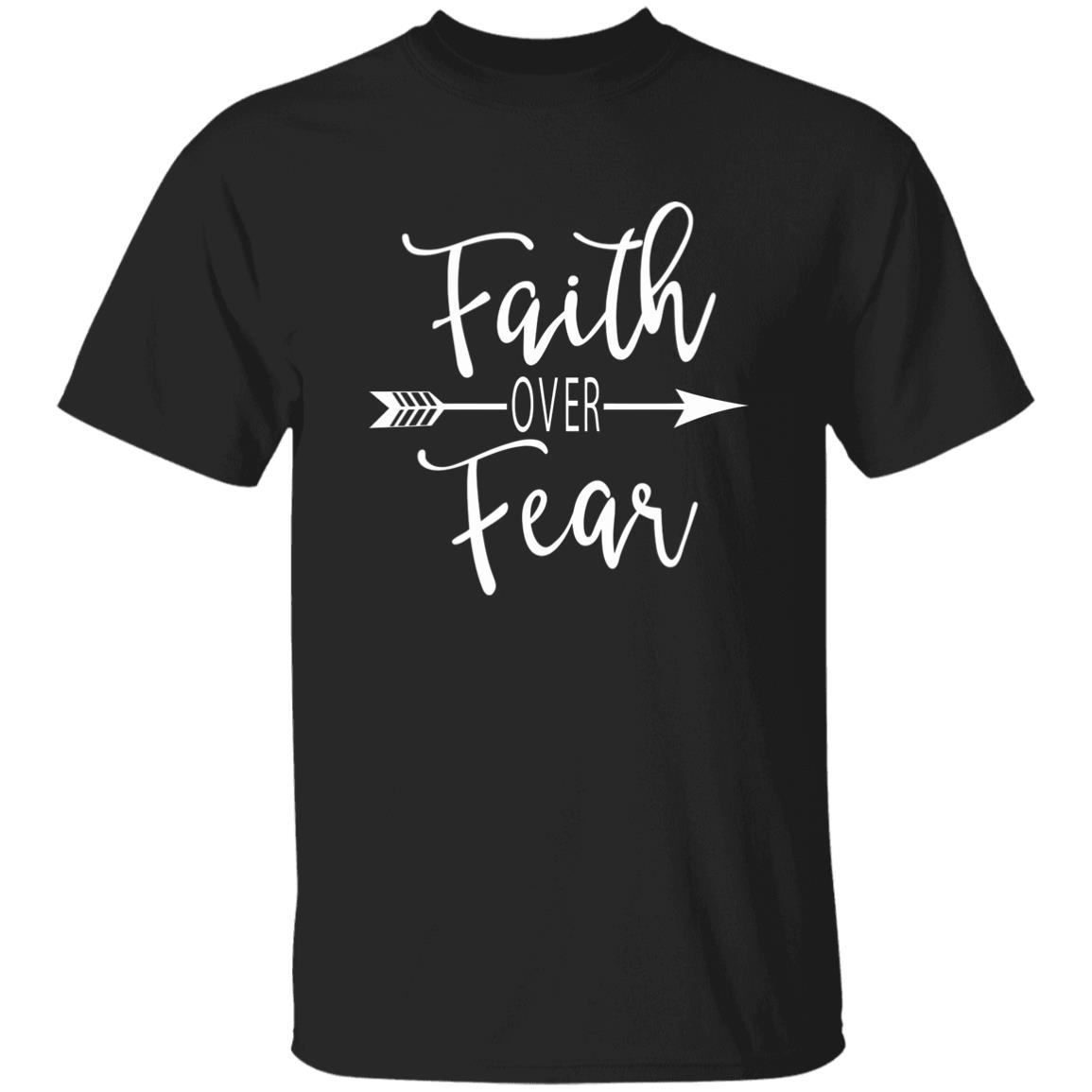 Faith Over Fear Tee Shirt Plus Size - Teechipus