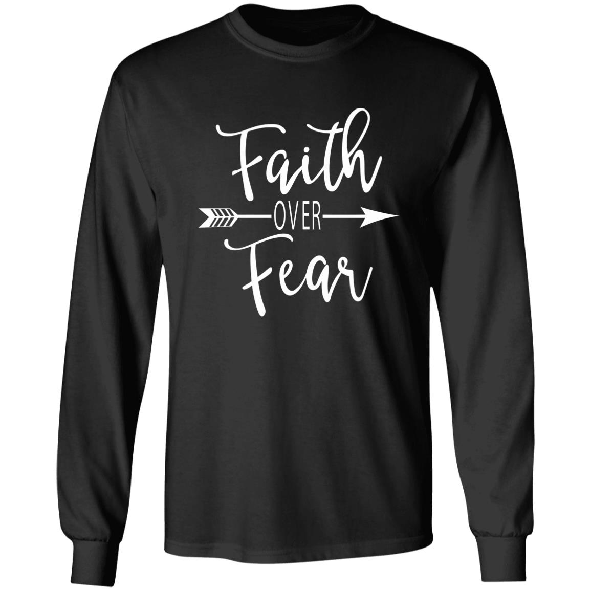 Faith Over Fear Tee Shirt Plus Size - Teechipus