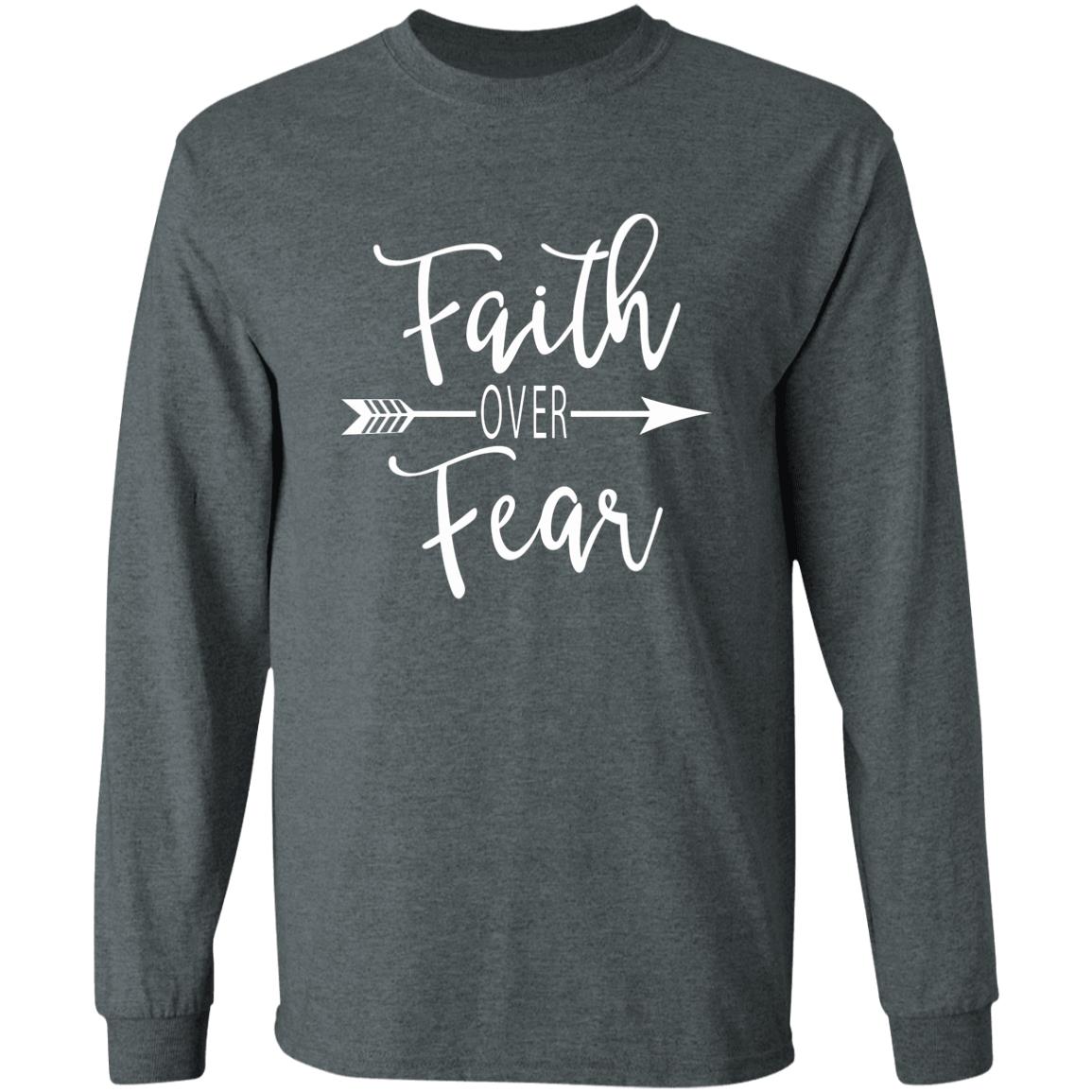 Faith Over Fear Tee Shirt Plus Size - Teechipus
