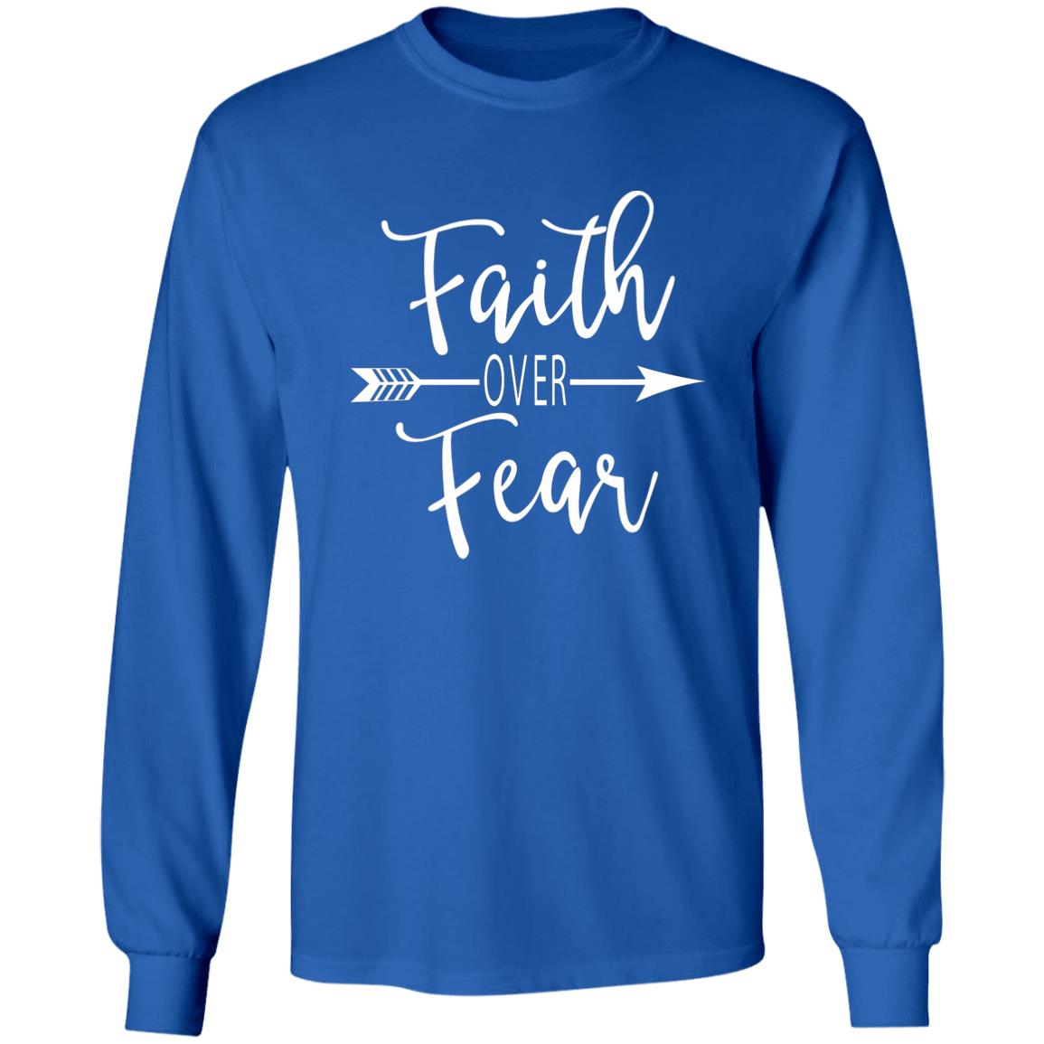 Faith Over Fear Tee Shirt Plus Size - Teechipus