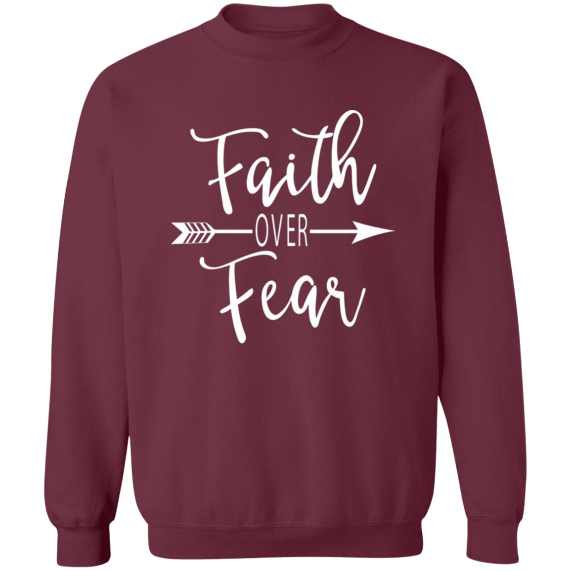 Faith Over Fear Tee Shirt Plus Size - Teechipus