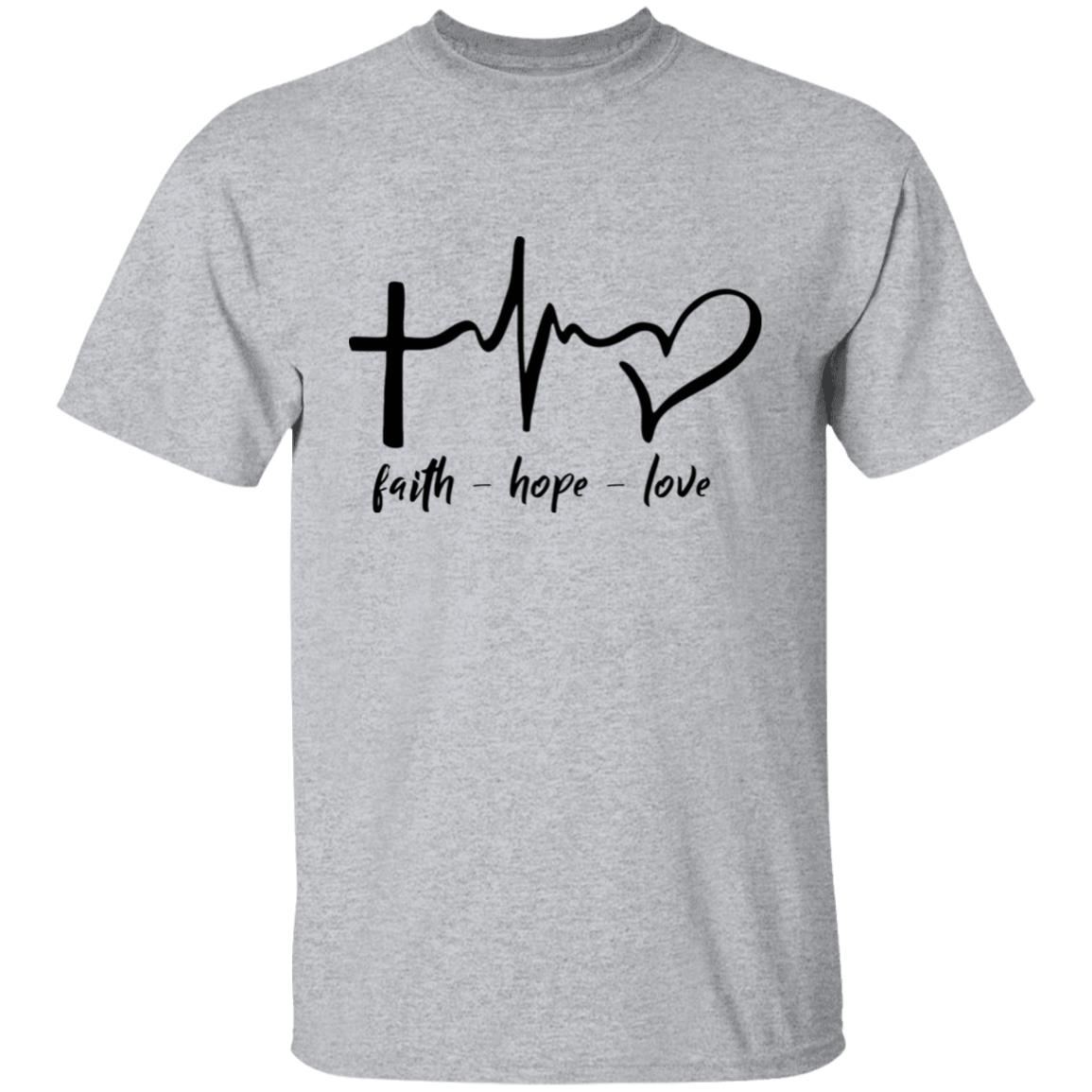 Faith Hope Love Tee Shirt - Teechipus