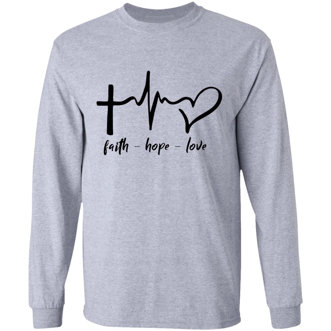 Faith Hope Love Tee Shirt - Teechipus