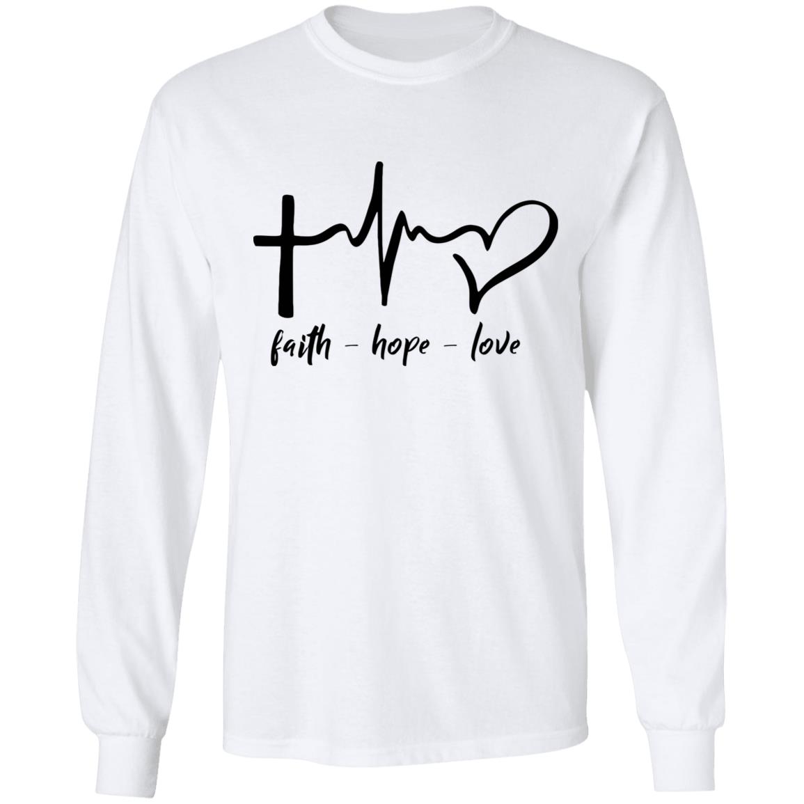 Faith Hope Love Tee Shirt - Teechipus