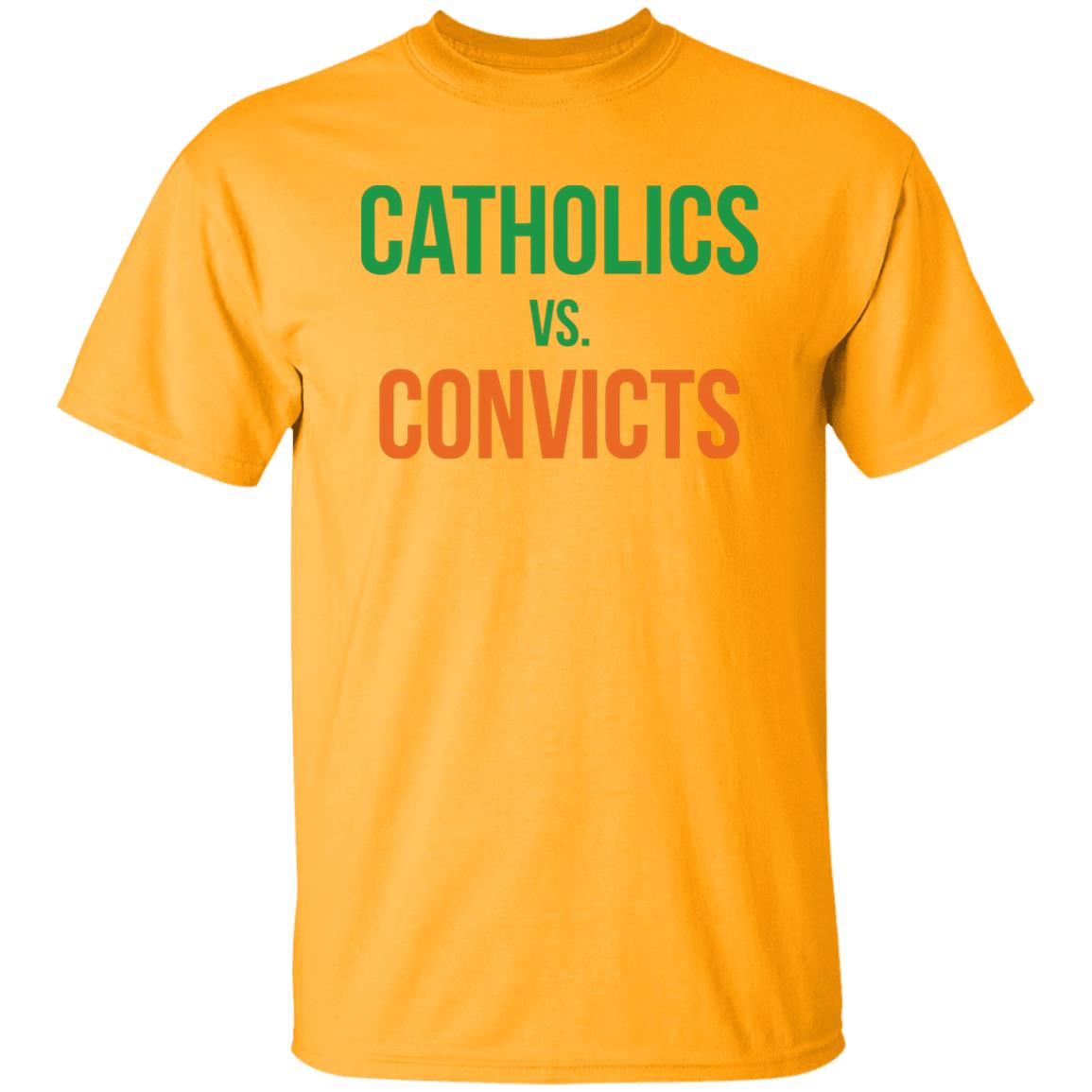 Catholics VS Convicts Shirt - Teechipus