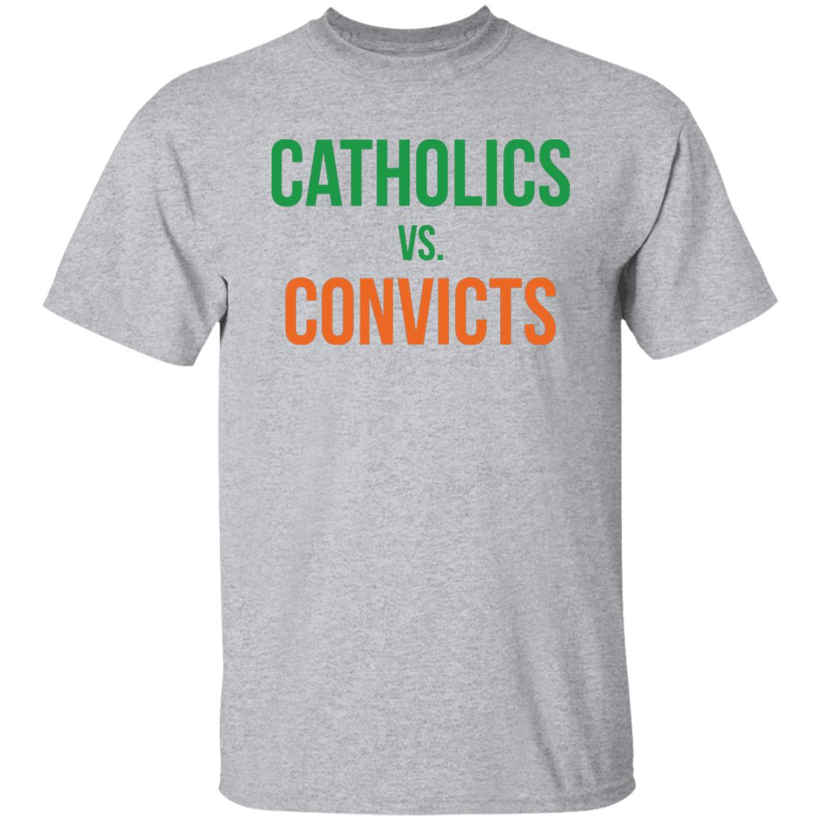Catholics VS Convicts Shirt - Teechipus