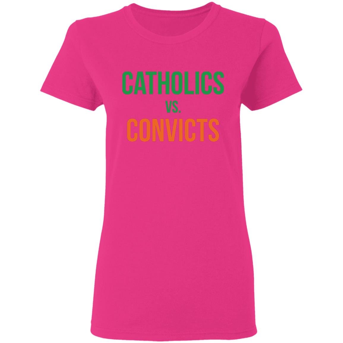 Catholics VS Convicts Shirt - Teechipus