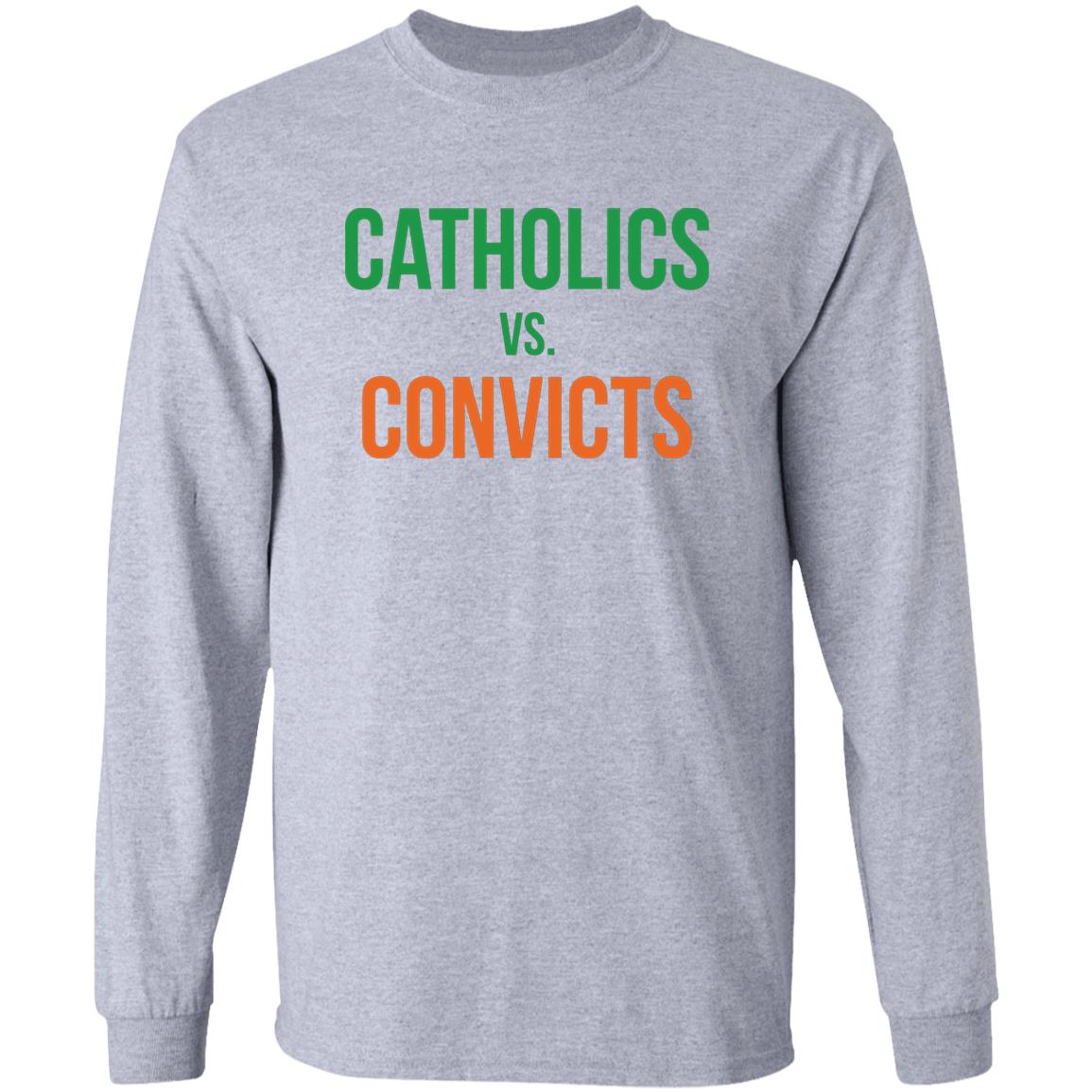 Catholics VS Convicts Shirt - Teechipus