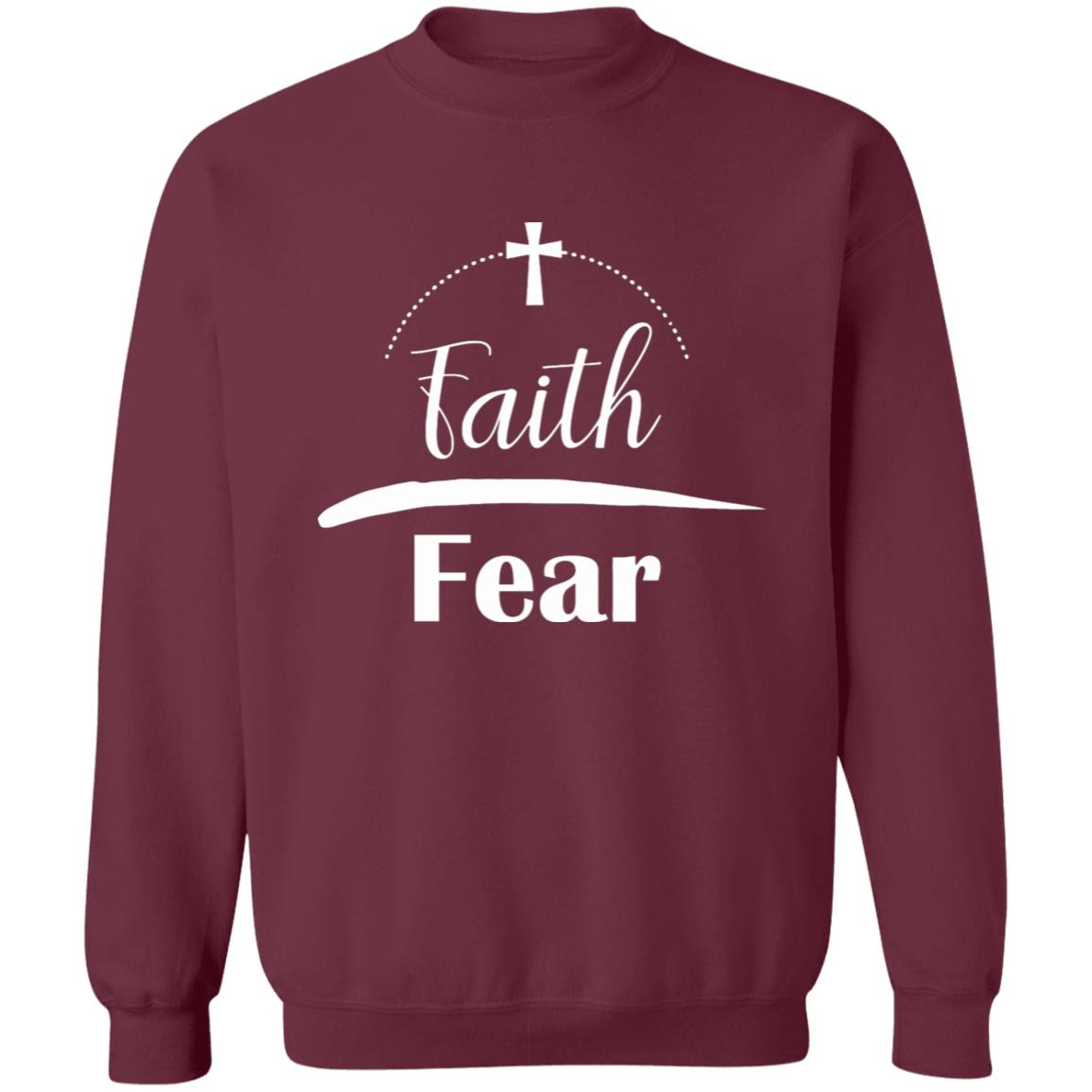 Faith Over Fear Sweatshirt - Teechipus