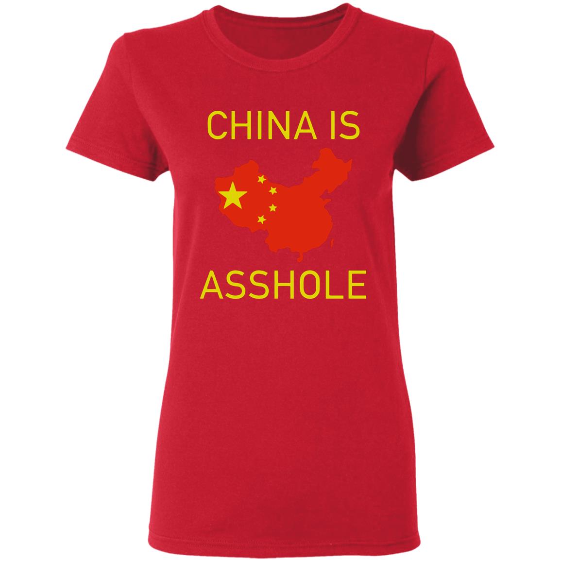 China Is Asshoe T Shirt - Teechipus