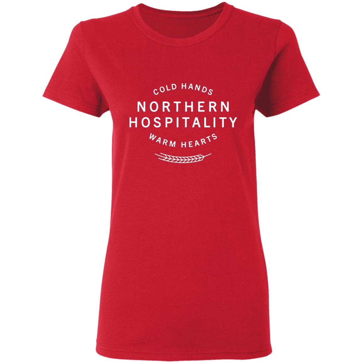 Cold Hands Northern Hospitality Warm Hearts Shirt - Teechipus
