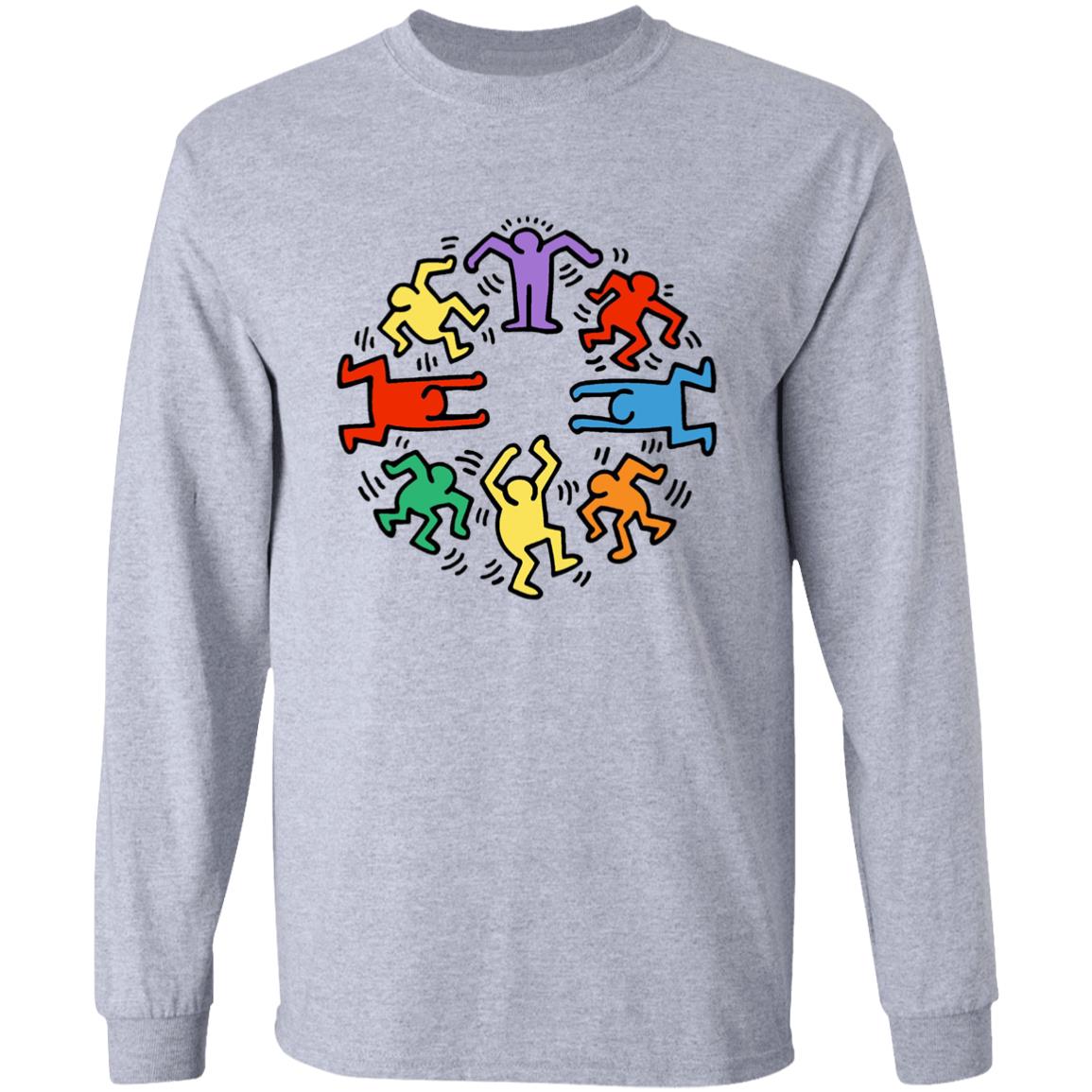 Keith Haring White Sweatshirt - Teechipus