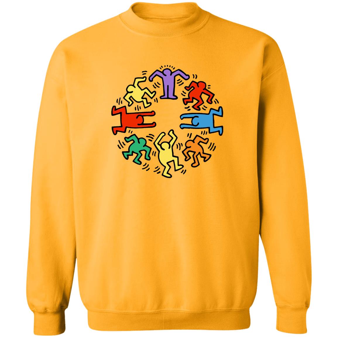 Keith Haring White Sweatshirt - Teechipus