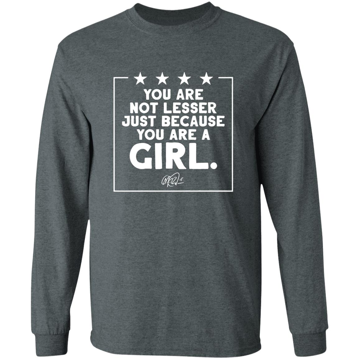 You Are Not Lesser Just Because You Are A Rapinoe Girl t-Shirt - Teechipus