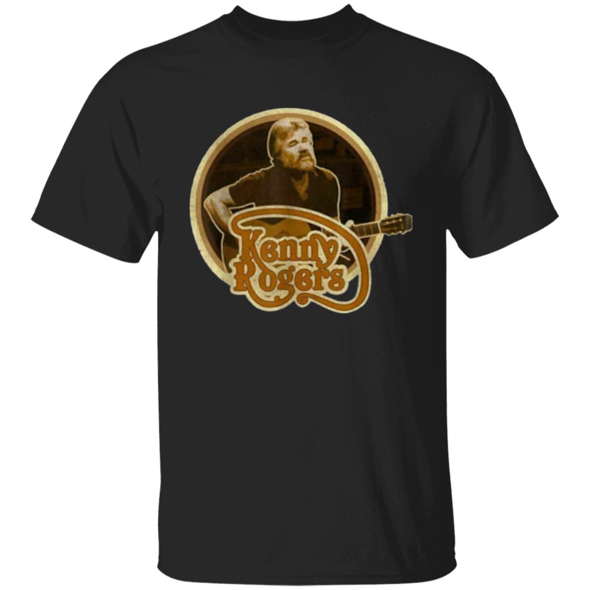 Black Kenny Rogers T-Shirt - Teechipus