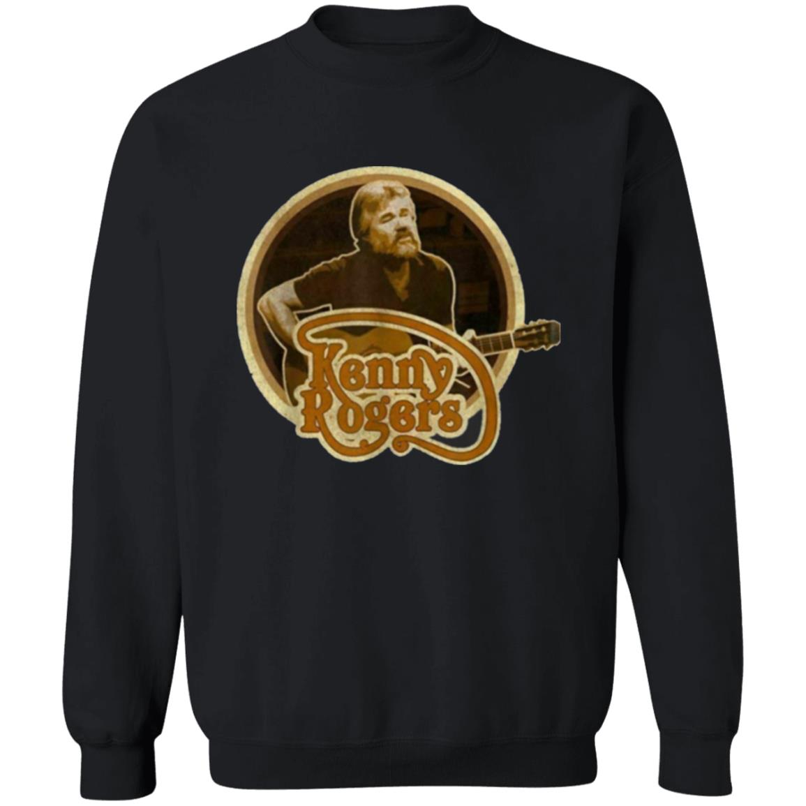 Black Kenny Rogers T-Shirt - Teechipus