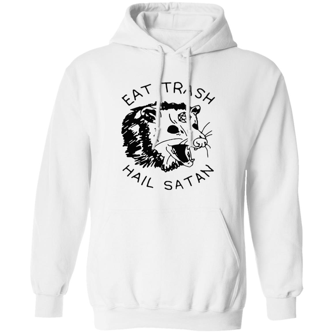 Possum Eat Trash Hail Satan shirt - Teechipus
