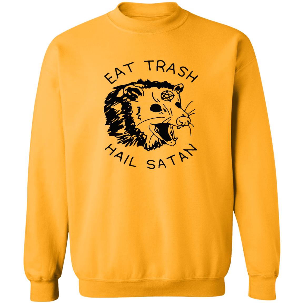 Possum Eat Trash Hail Satan shirt - Teechipus