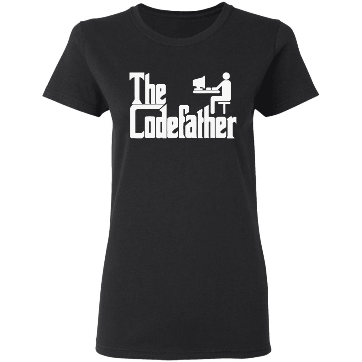 The Codefather Mens black Shirt - Teechipus