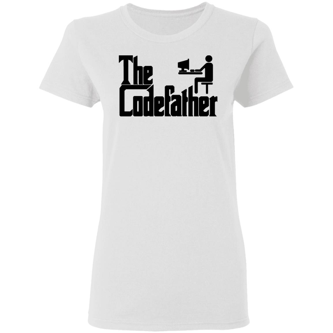 The Codefather Mens white Shirt - Teechipus