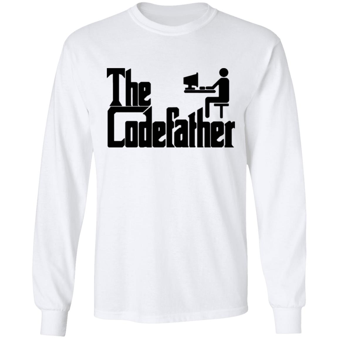 The Codefather Mens white Shirt - Teechipus