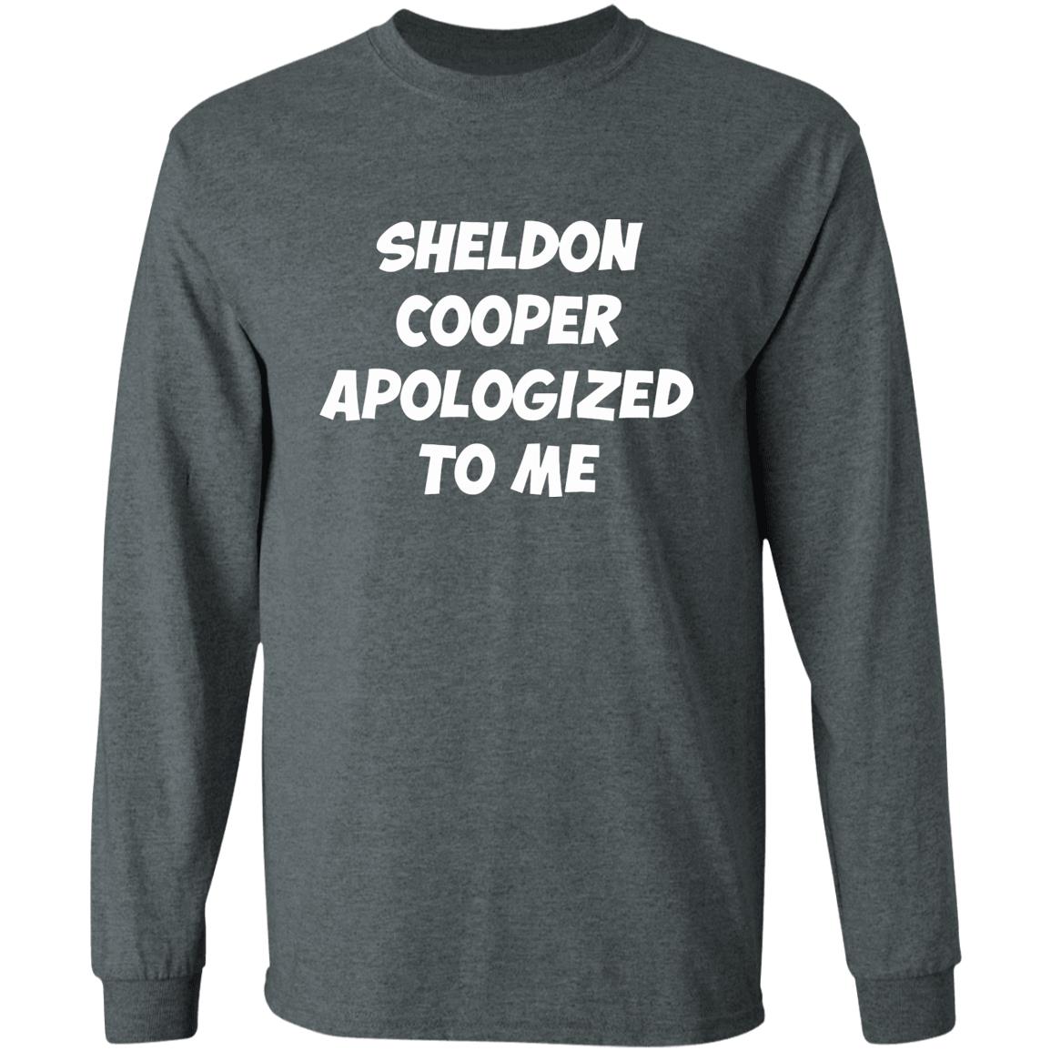 Sheldon cooper apologized to me 2020 shirt - Teechipus