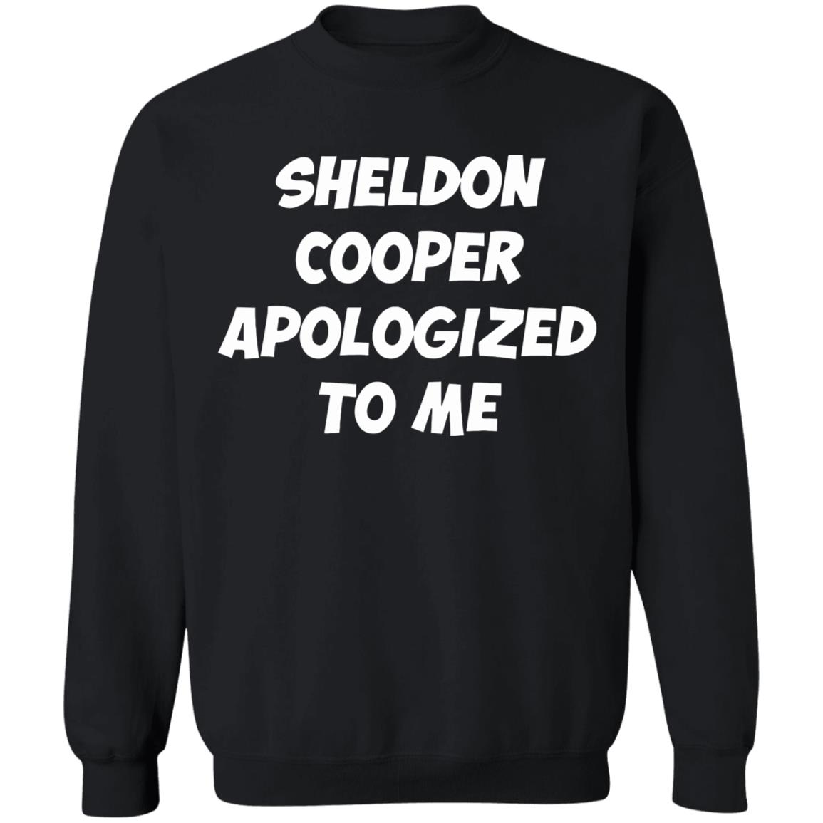 Sheldon cooper apologized to me 2020 shirt - Teechipus