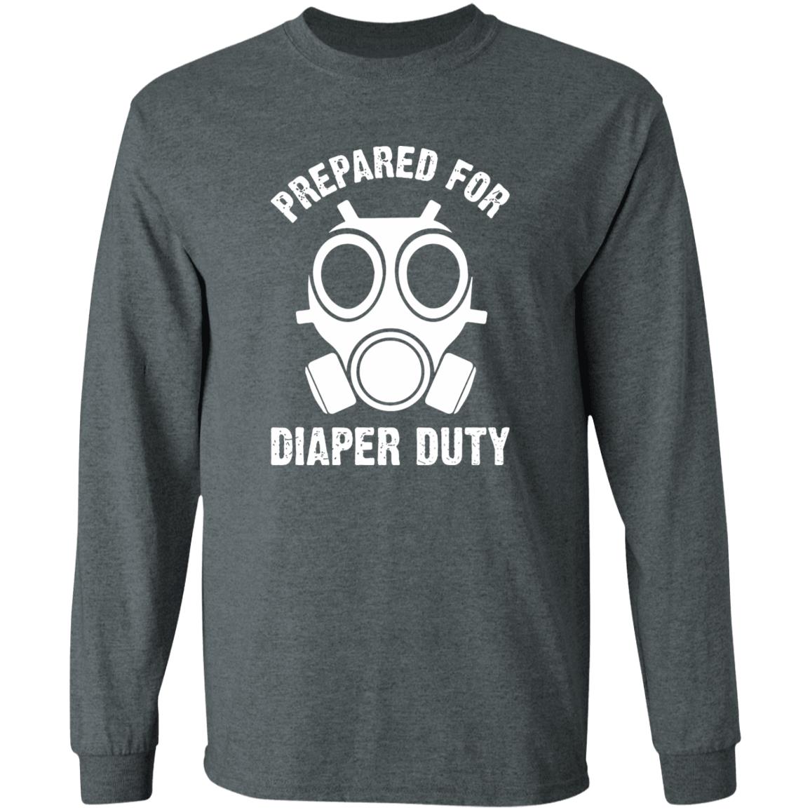 Prepared For Diaper Duty T Shirt - Teechipus