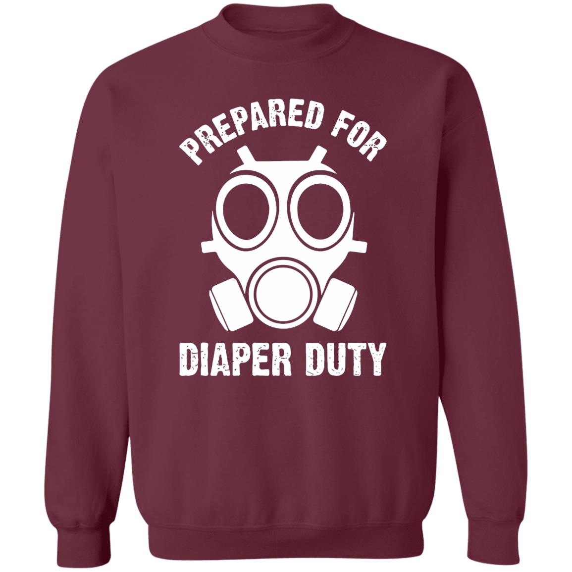 Prepared For Diaper Duty T Shirt - Teechipus