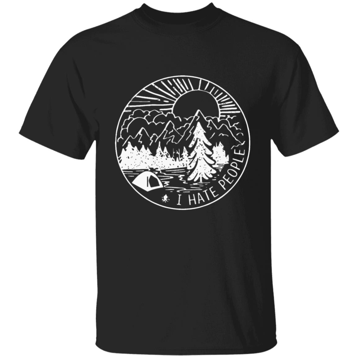 Funny Camping Shirts: I hate People - Teechipus