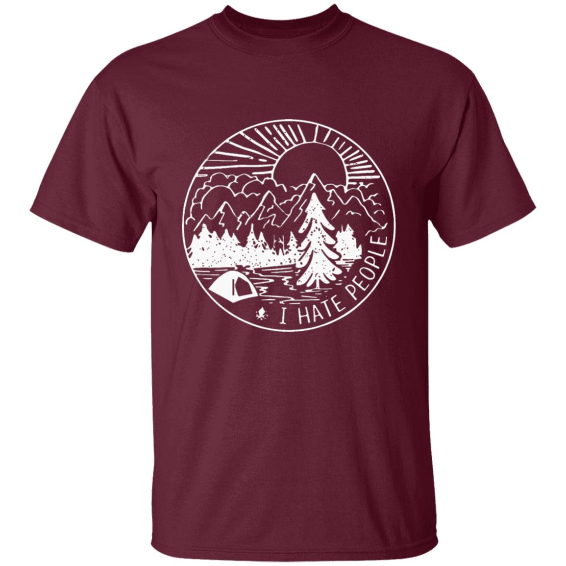 Funny Camping Shirts: I hate People - Teechipus