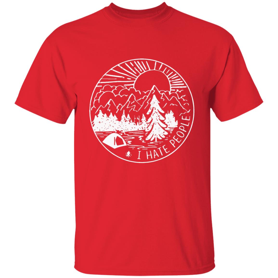 Funny Camping Shirts: I hate People - Teechipus