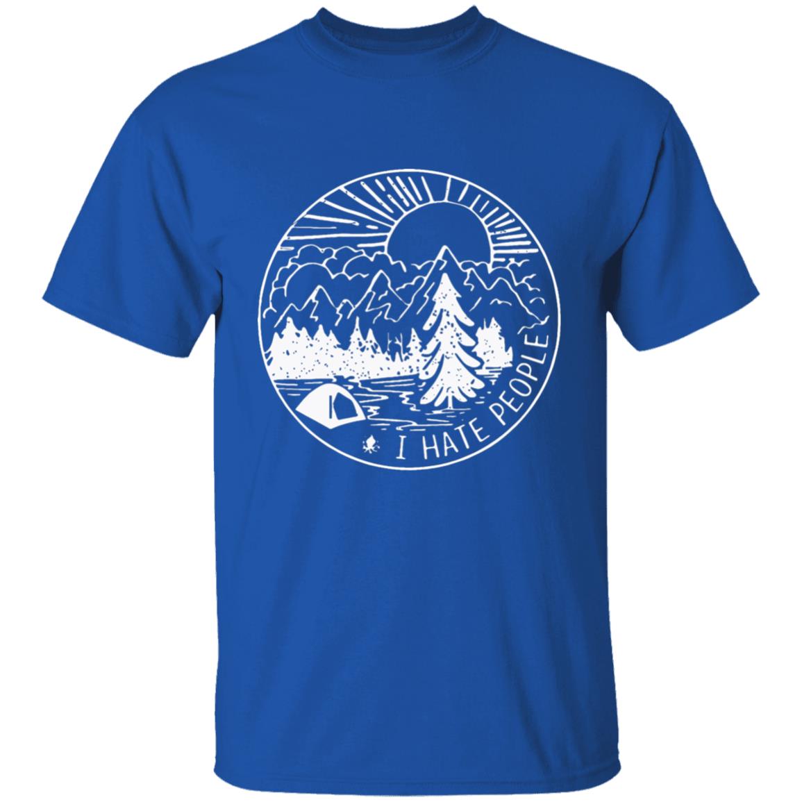 Funny Camping Shirts: I hate People - Teechipus