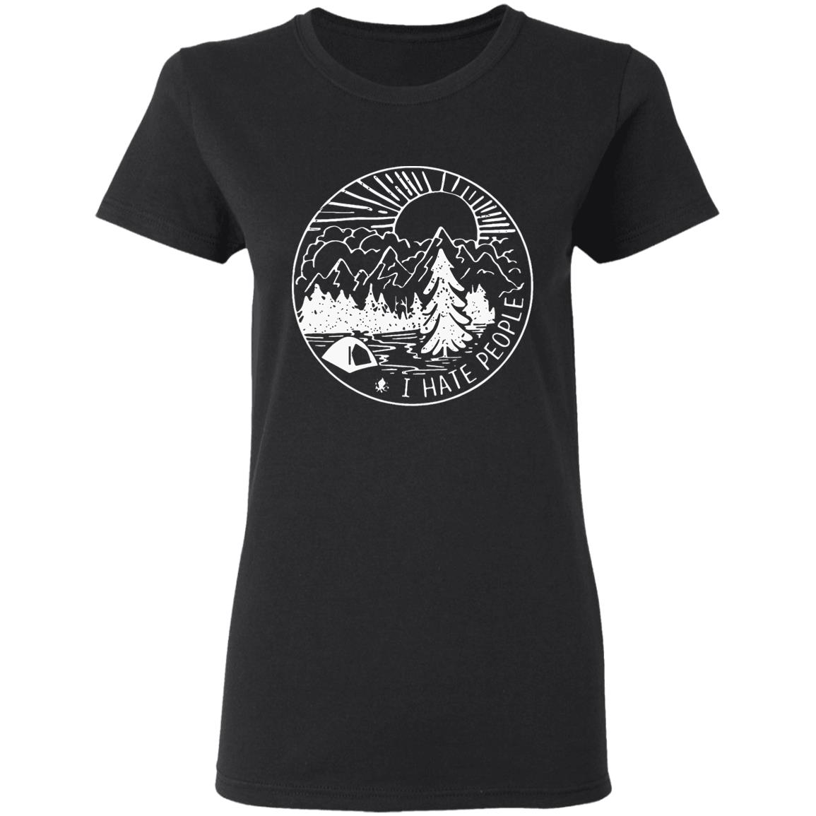 Funny Camping Shirts: I hate People - Teechipus