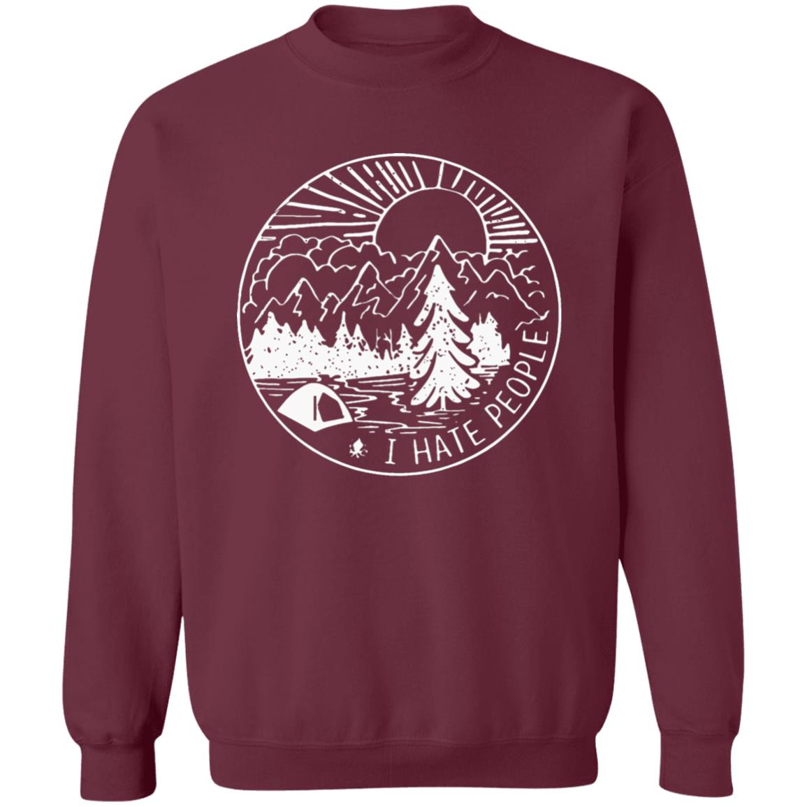 Funny Camping Shirts: I hate People - Teechipus