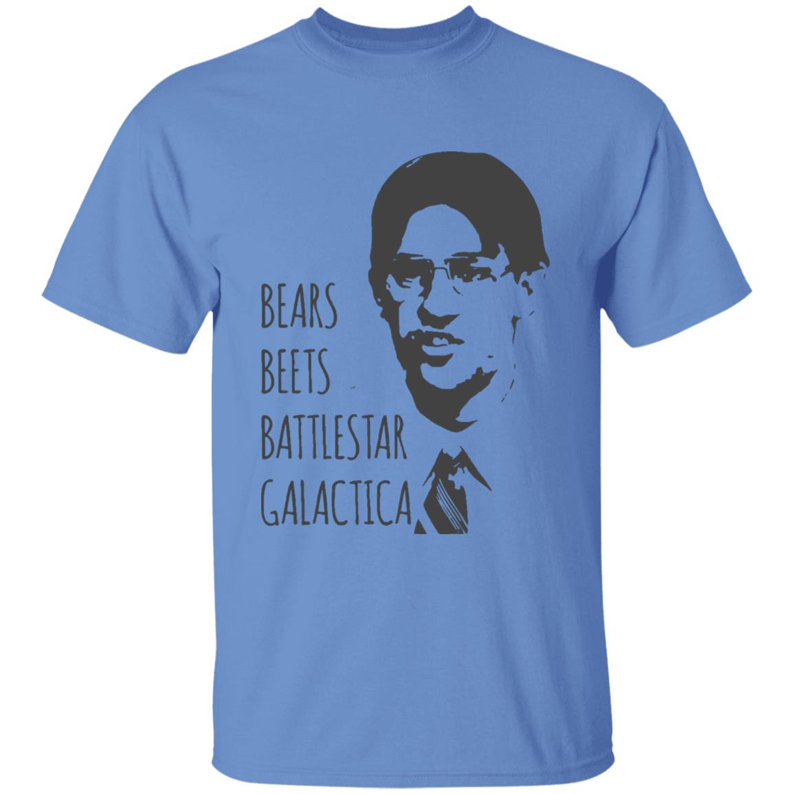 Bears Beets Battlestar Galactica T-Shirt Jim Halpert Office Shirt Dwight Schrute - Teechipus