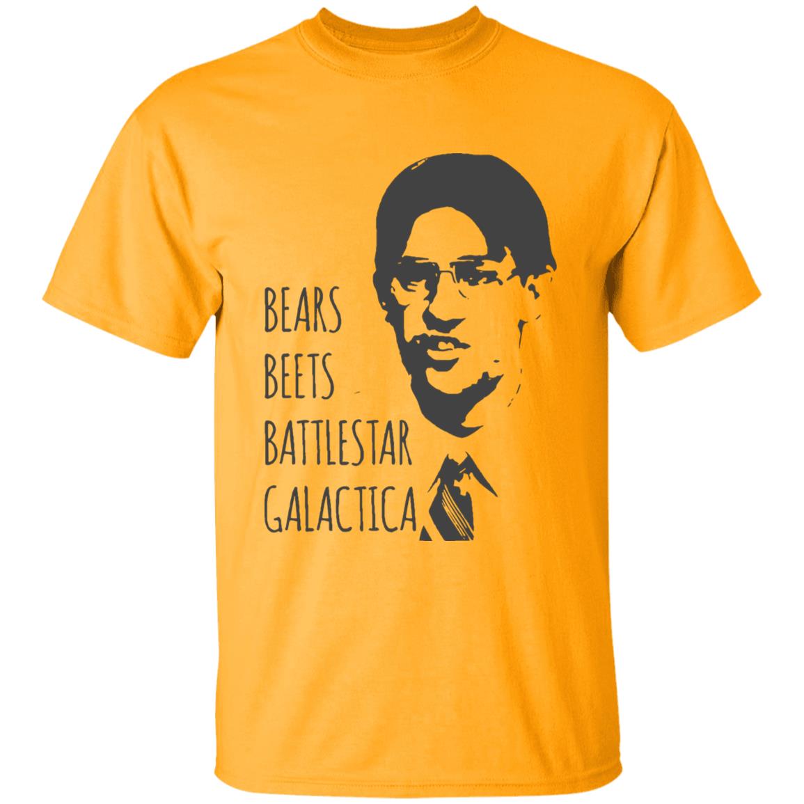 Bears Beets Battlestar Galactica T-Shirt Jim Halpert Office Shirt Dwight Schrute - Teechipus