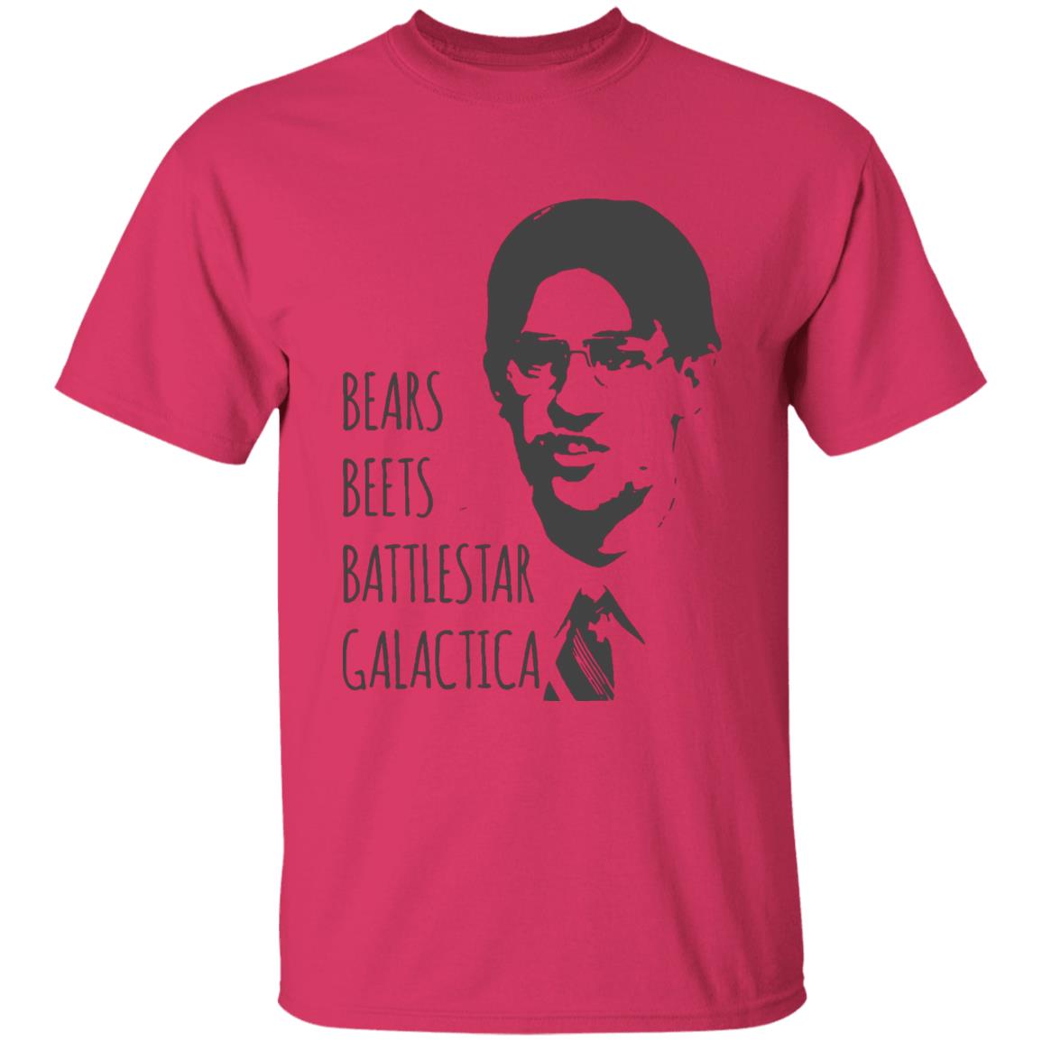 Bears Beets Battlestar Galactica T-Shirt Jim Halpert Office Shirt Dwight Schrute - Teechipus