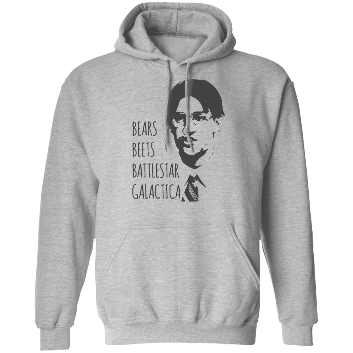 Bears Beets Battlestar Galactica T-Shirt Jim Halpert Office Shirt Dwight Schrute - Teechipus