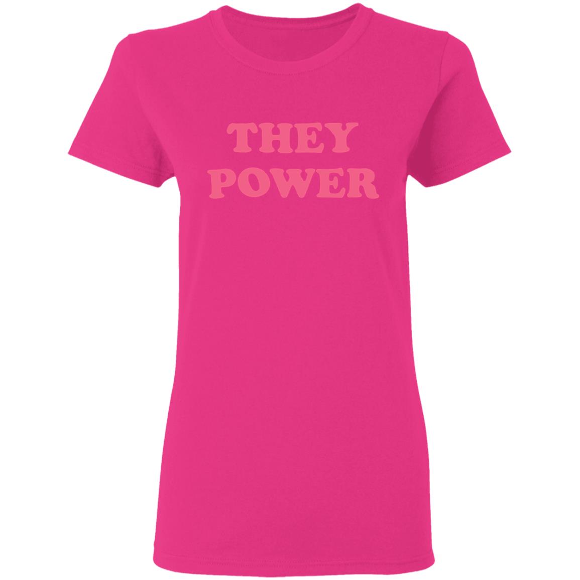 They Power Tee Gay Pride Cute T-Shirt - Teechipus