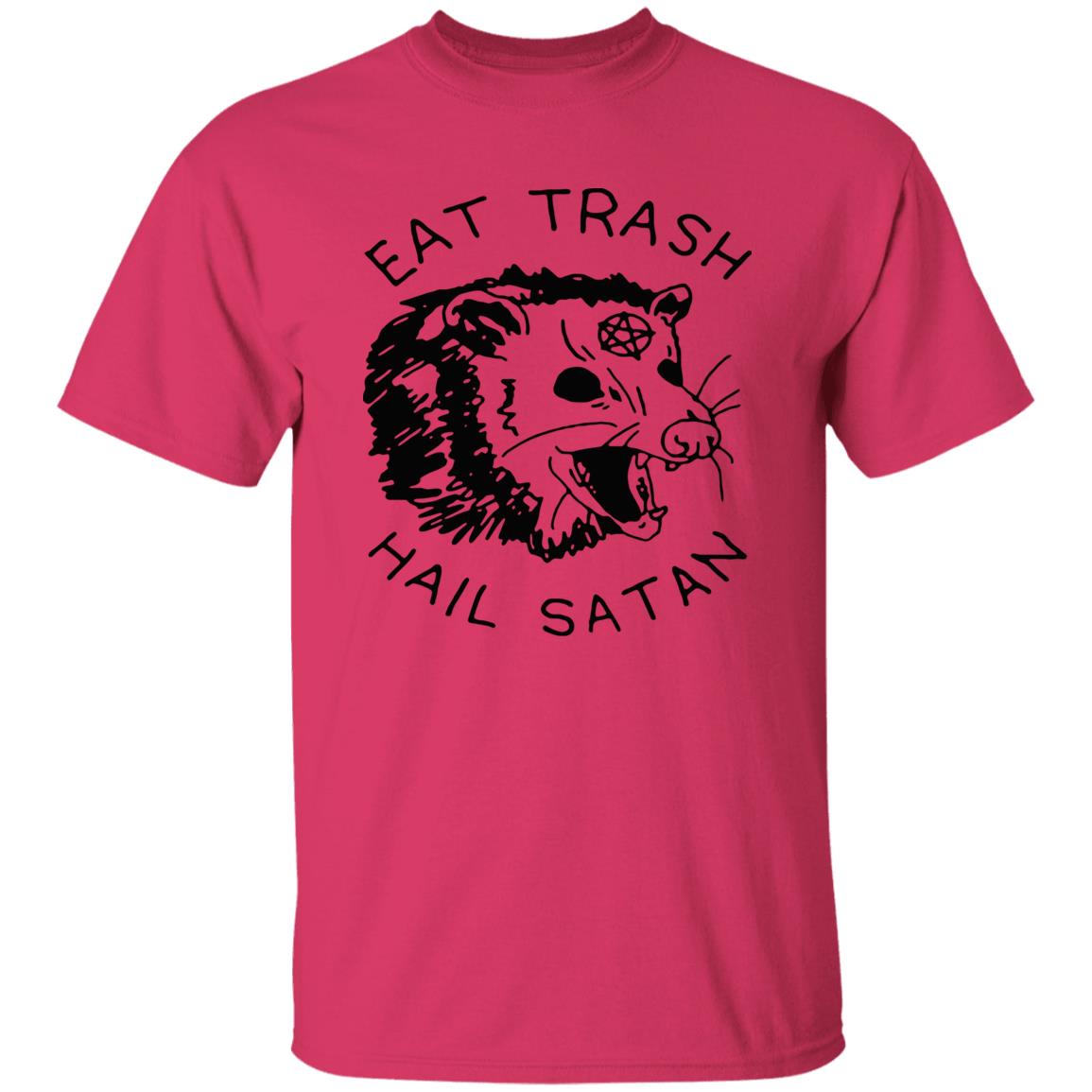 Possum Eat Trash Hail Satan shirt - Teechipus