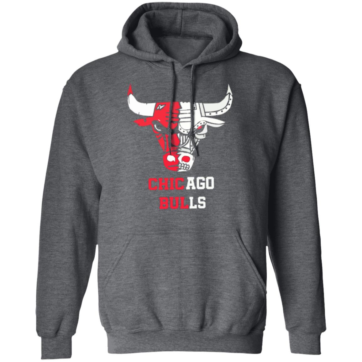 Chicago bulls T Shirt Black Hoodie Sweatshirt - Teechipus