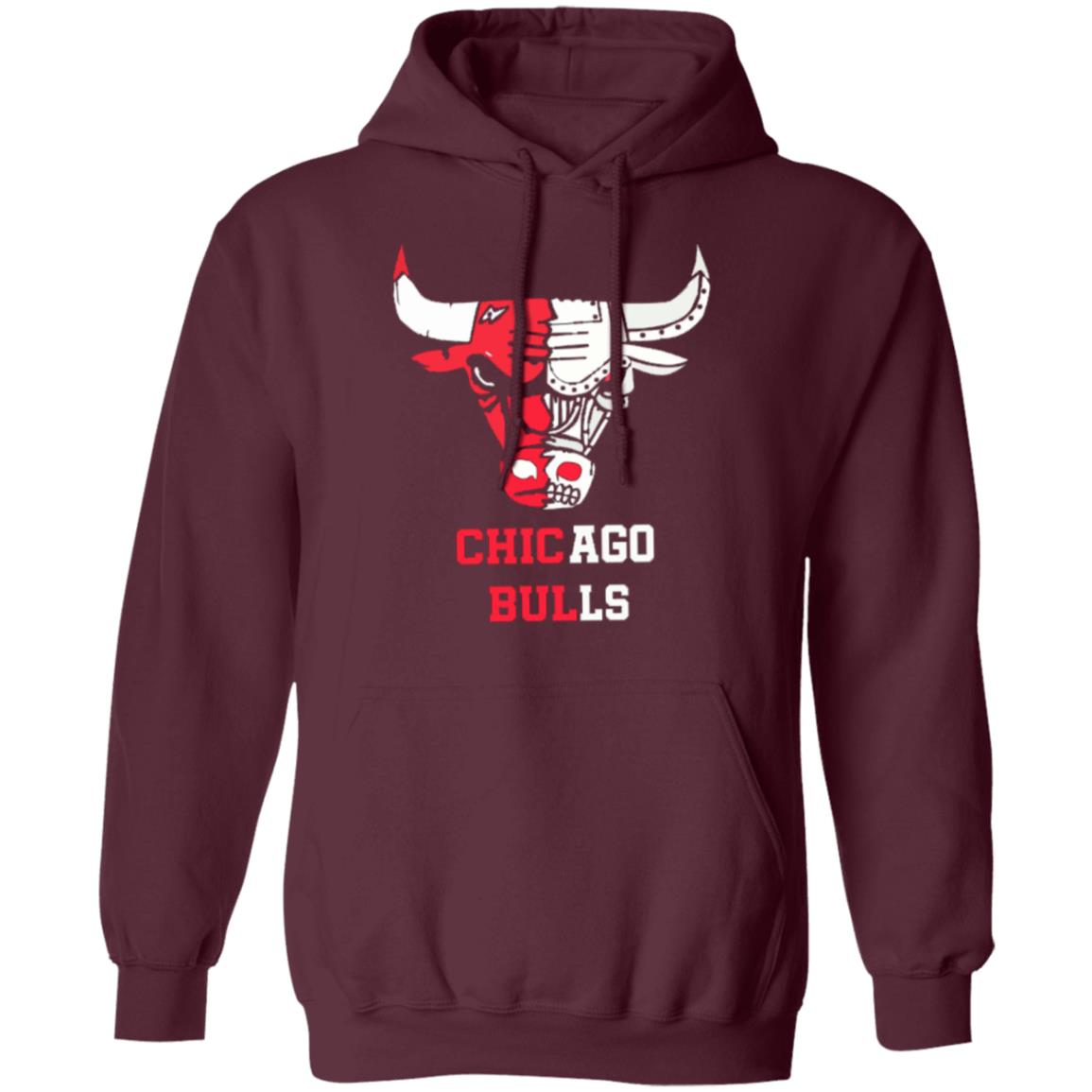 Chicago bulls T Shirt Black Hoodie Sweatshirt - Teechipus