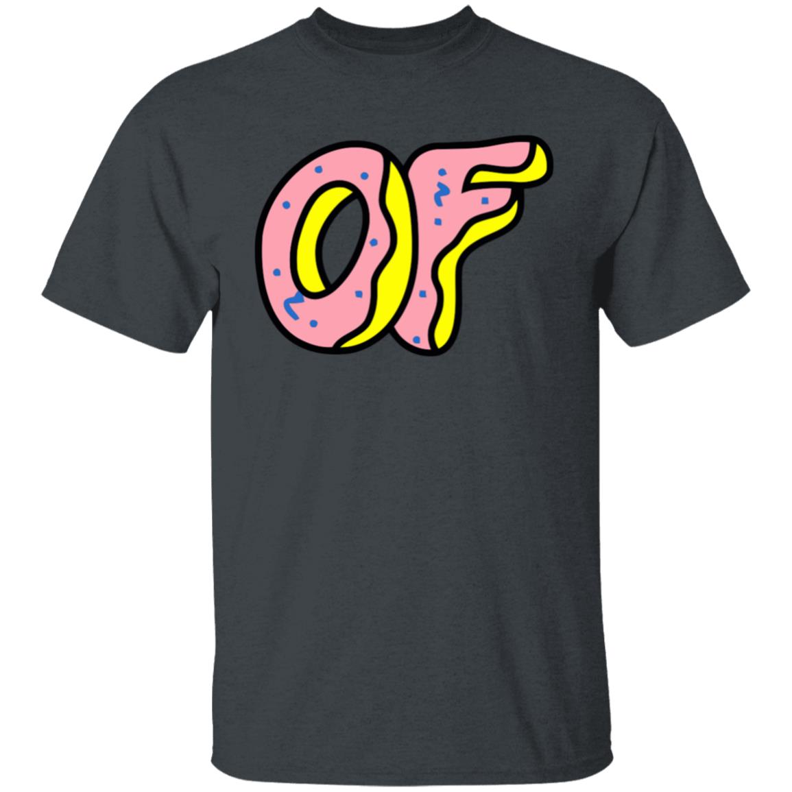 Men's Odd Future Donut Logo Hoodie Red T Shirt - Teechipus