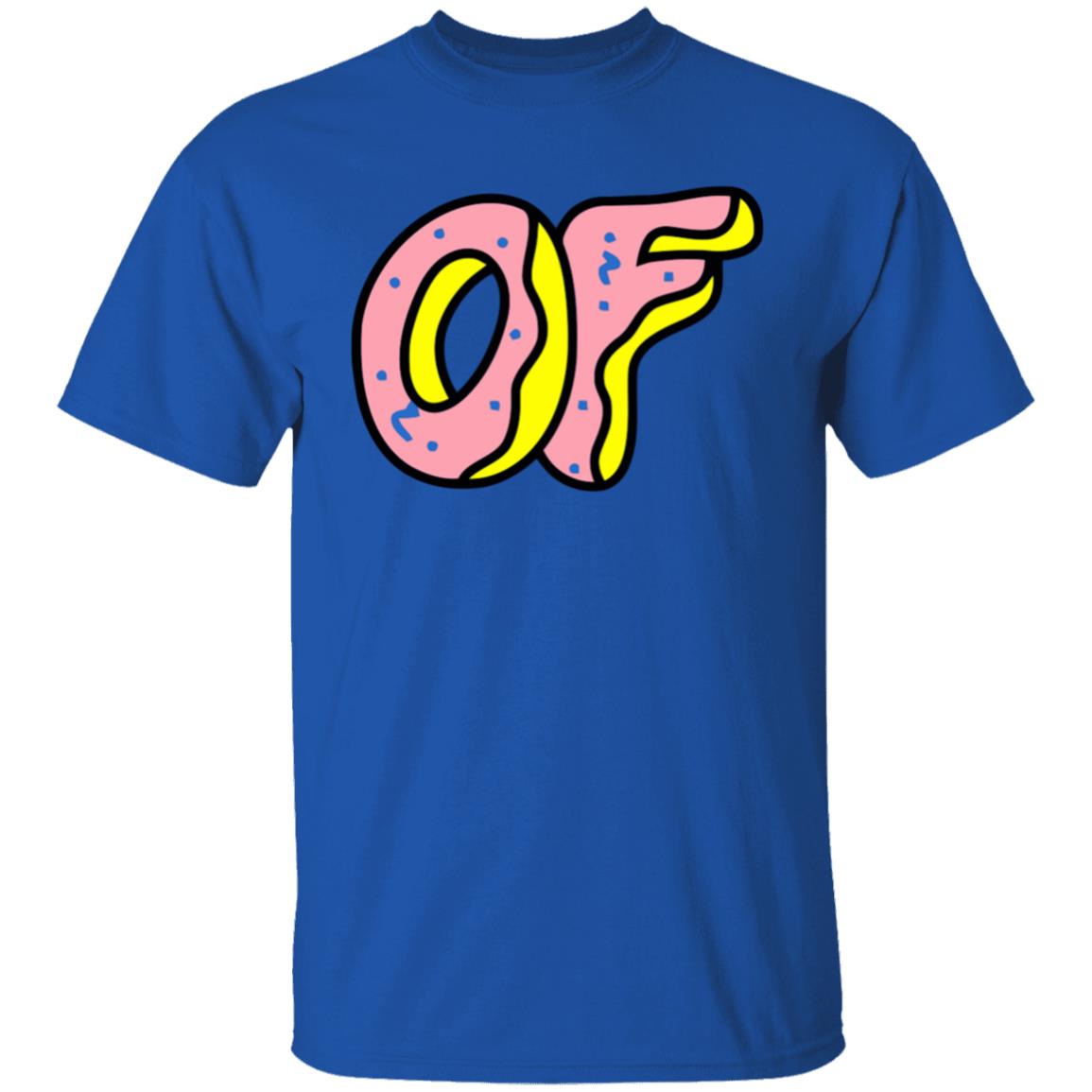 Men's Odd Future Donut Logo Hoodie Red T Shirt - Teechipus